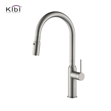 KIBI Hilo Single Handle Pull Down Kitchen Sink Faucet KKF2008BN